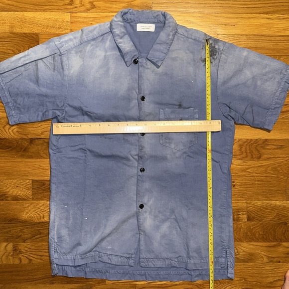 John Elliot - Men’s Camp Shirt - Blue - Size 1 - Picture 13 of 15
